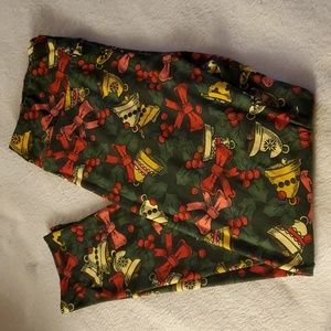 Lularoe Christmas leggings.  unicorn